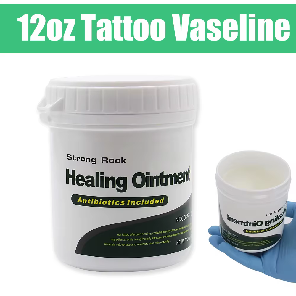 350g grande Vaseline de tatouage crème de gelée de pétrole Pure pommade pour le corps en bouteille 1
