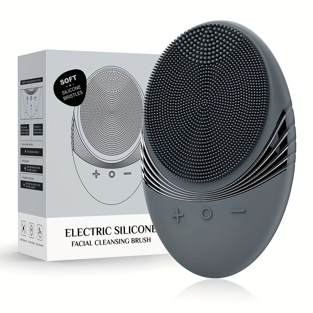 Brosse de nettoyage du visage électrique Ultra-mince de haute qualité avec une batterie intégrée, ch