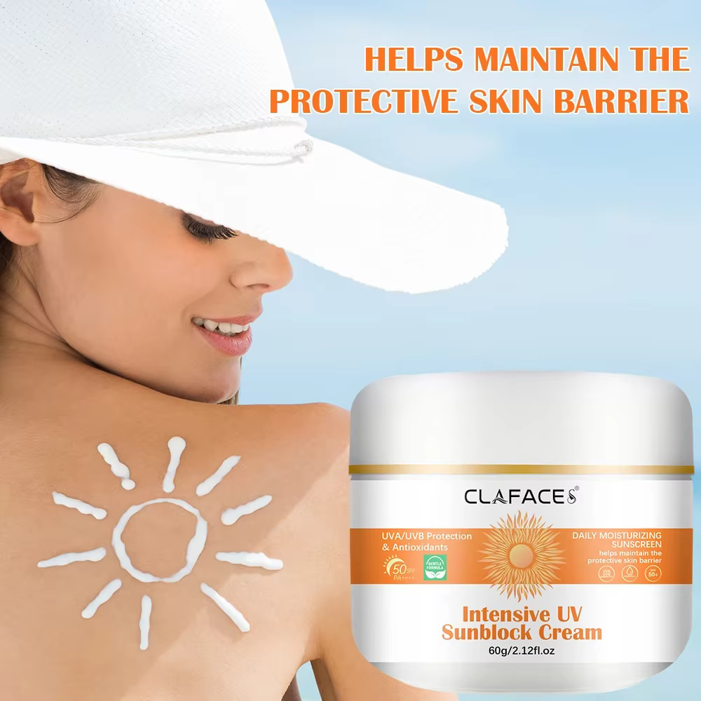 Crème solaire blanchissante pour le visage et le corps, crème de Protection pour la peau, Anti-solei