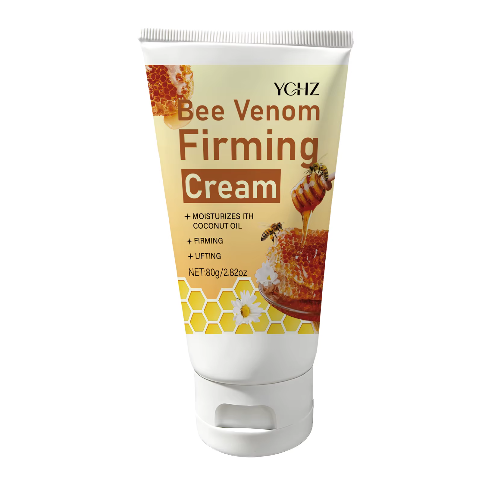 Crème raffermissante au venin d'abeille, hydrate la peau, la rend plus lisse et plus ferme, réduit l