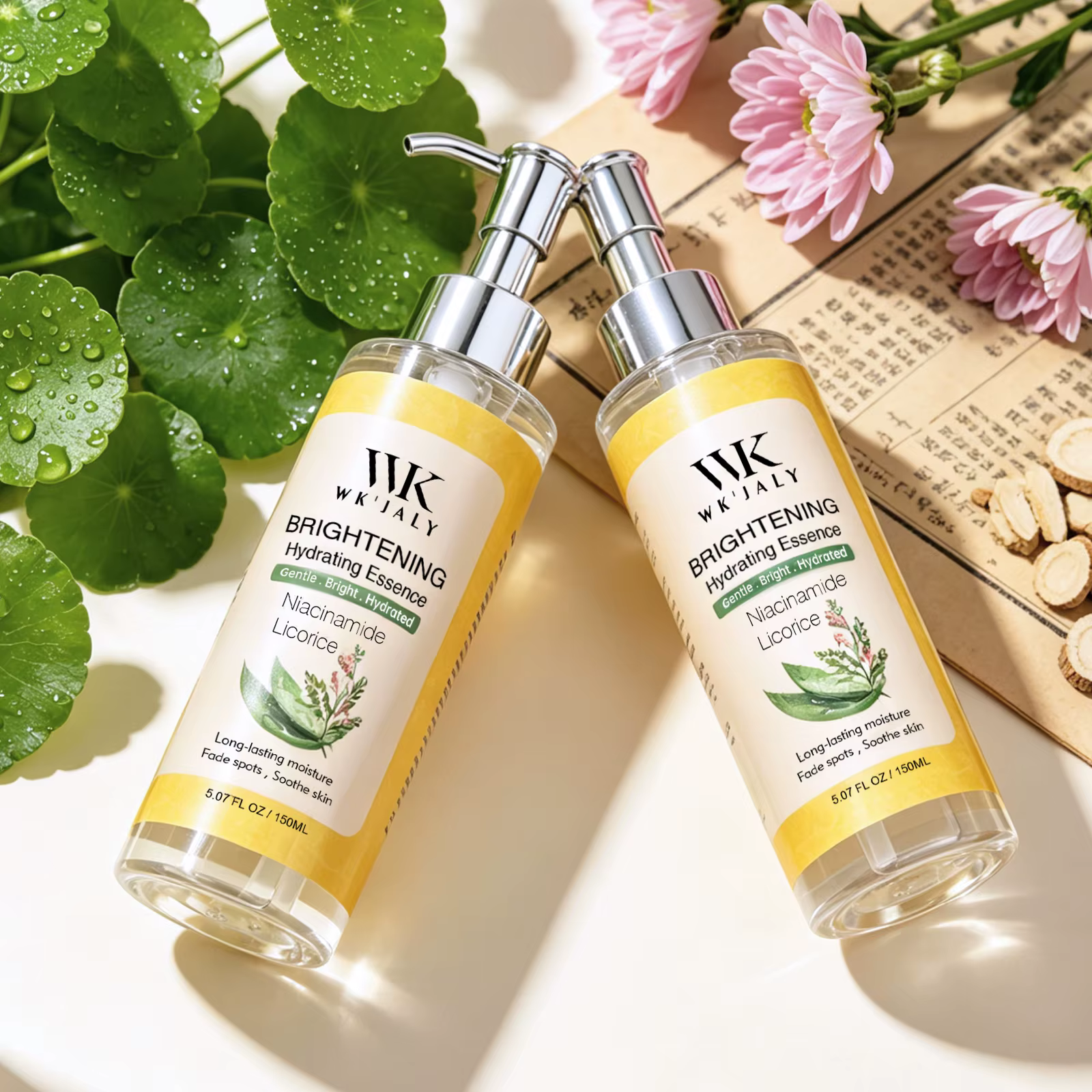 Sérum éclaircissant WK JALY, élimination des taches noires, avec niacinamide, réglisse, élimine la m