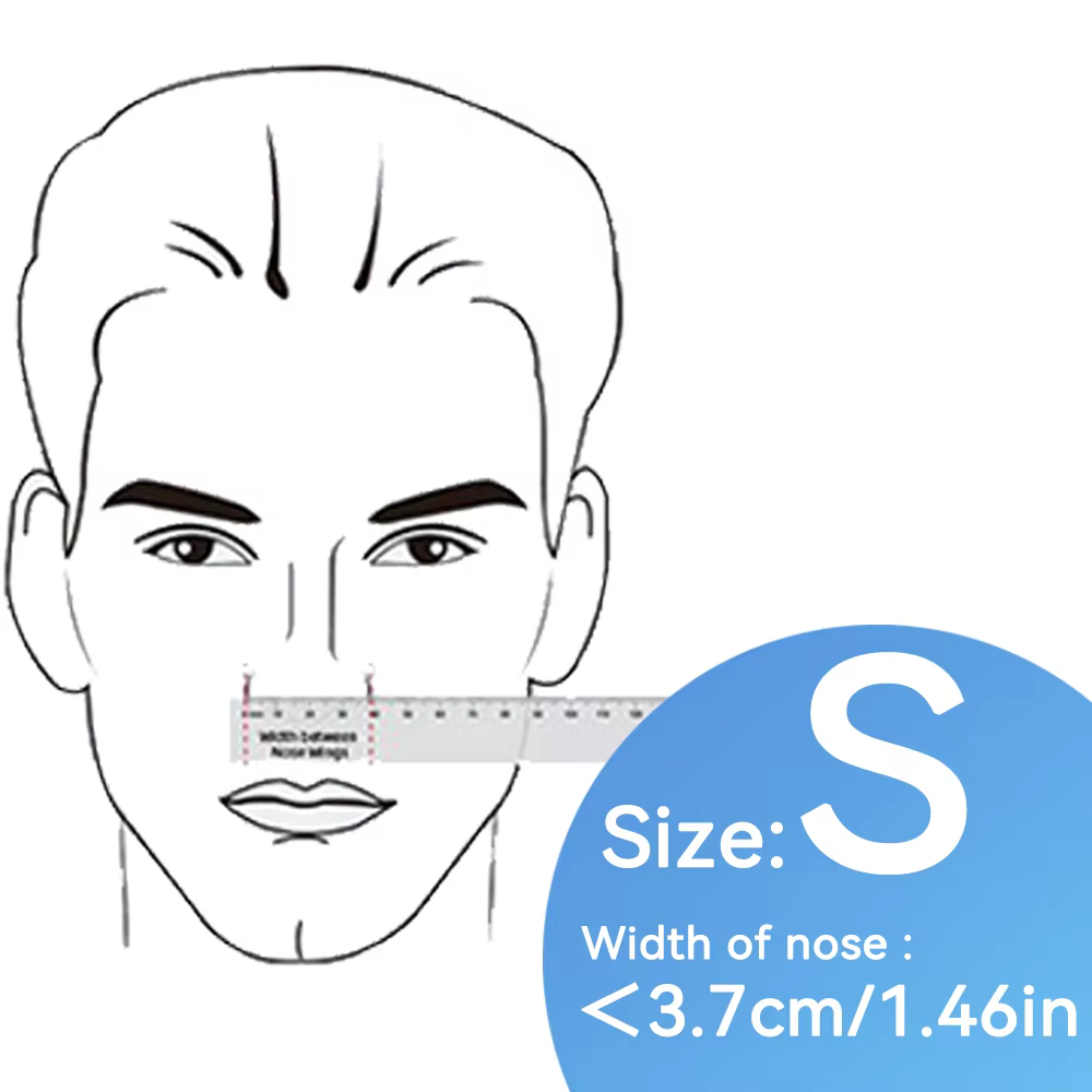 BMC-Masque nasal N5B CPI-Mask, équipement de sauna pour BIPI-Luna CPI-pour l'apnée du sommeil, anti-