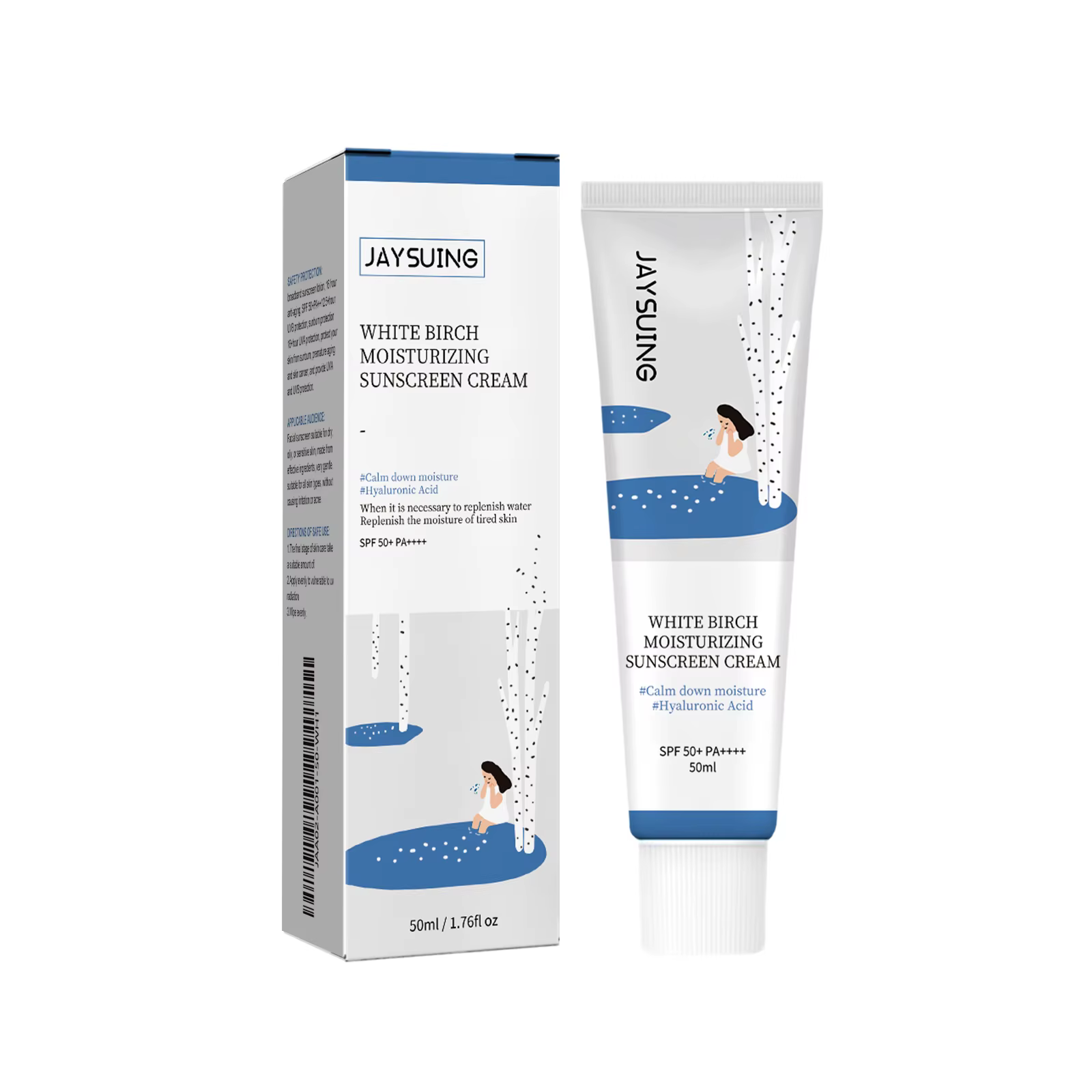 Crème solaire quotidienne pour le visage, pour peau grasse, contrôle de l'huile, crème éclaircissant