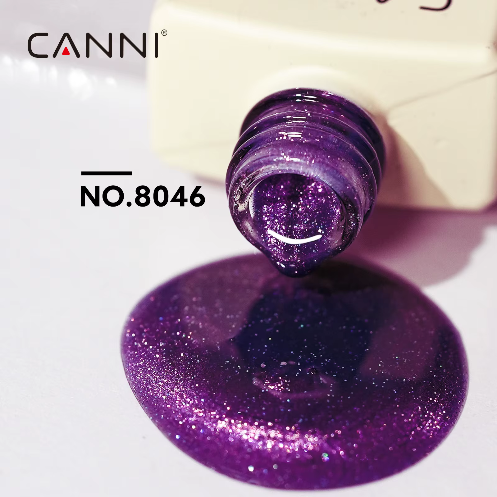 CANNI HEMA FREE TPO gratuit 9ml paillettes argent chat Gel magnétique vernis à ongles galaxie diaman