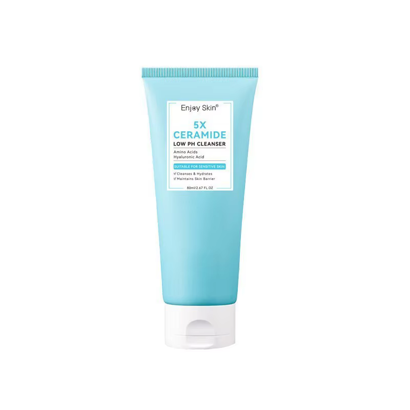 Série de soins du visage à la céramide : Tonique apaisant, Crème hydratante pour le visage, Nettoyan
