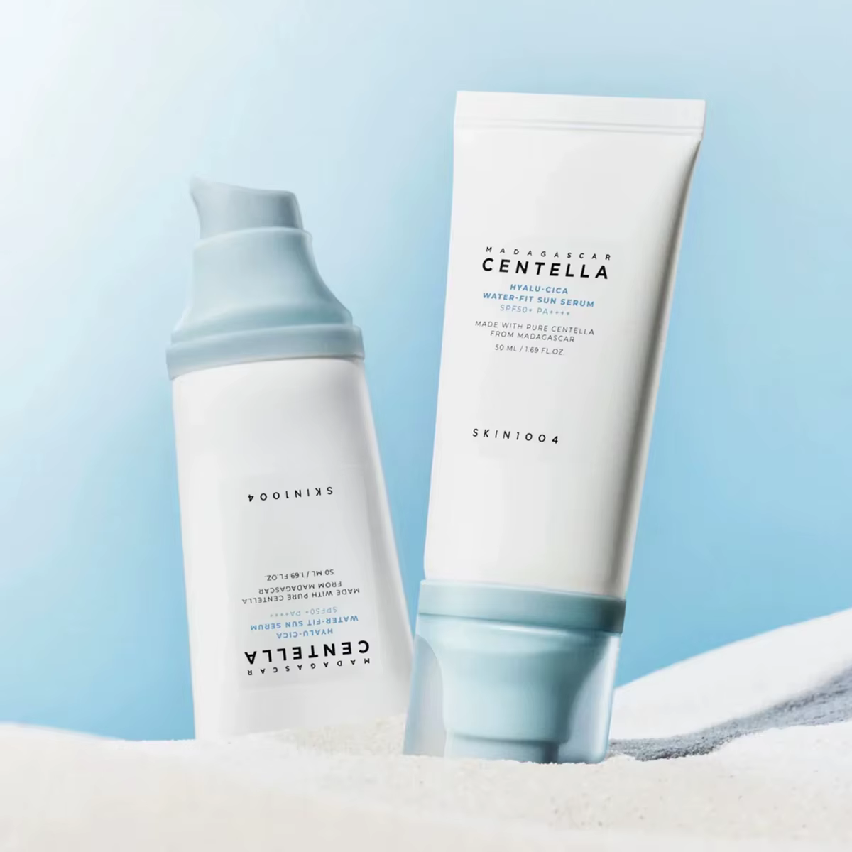SKIN1004 Madagascar Centella Hyalu-Cica sérum solaire imperméable SPF50 + PA +++, doux, haute Protec