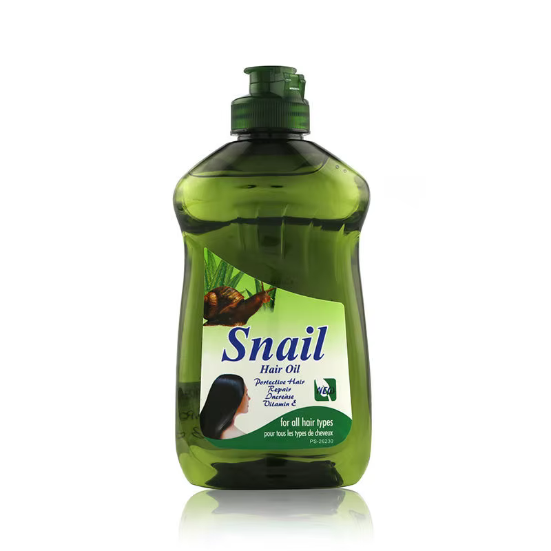 L'huile essentielle de soin capillaire nourrissante, réparatrice et lissante d'escargot d'olive conv