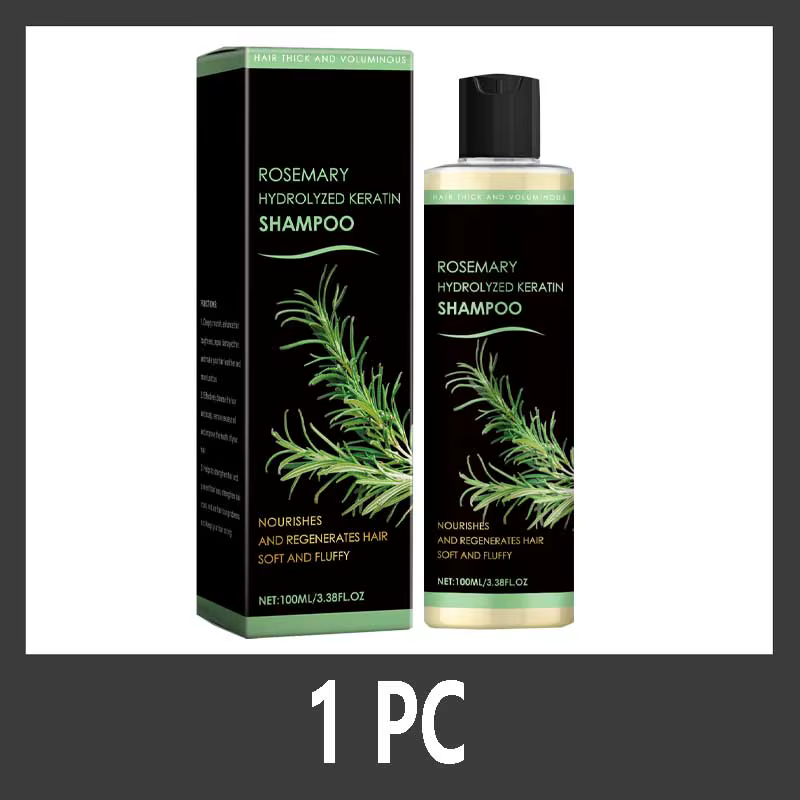 Shampoing au romarin biologique pour la croissance des cheveux, shampoing naturel épais et fortifian