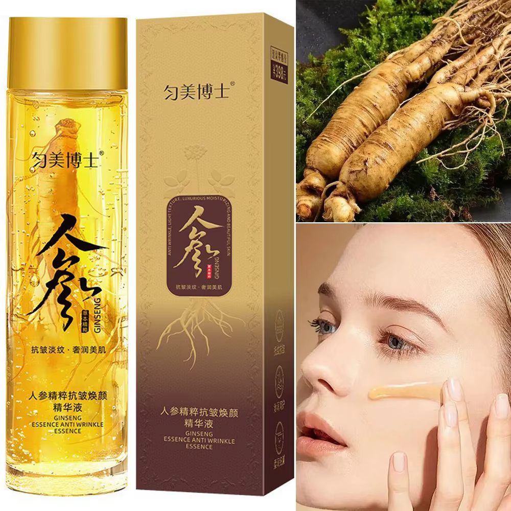 Liquide à l'extrait de ginseng rouge coréen, sérum anti-déformable, huile anti-âge, hydratant, gastr