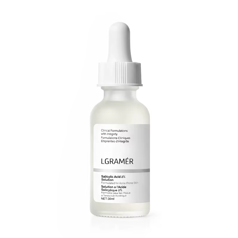 Essence faciale à l'acide salicylique à 2 %, sérum anti-acné pour les peaux sujettes aux imperfectio