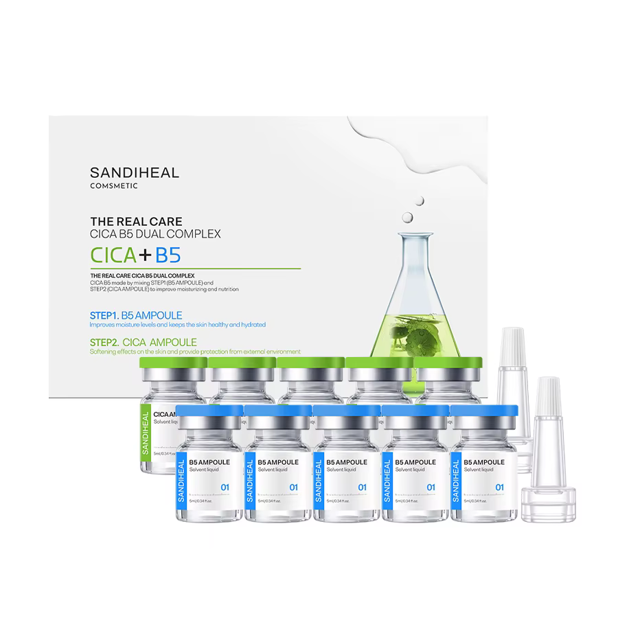 Trio d'ampoules de soin de la peau premium - Kit d'essences de beauté multi-effets hydratantes et re