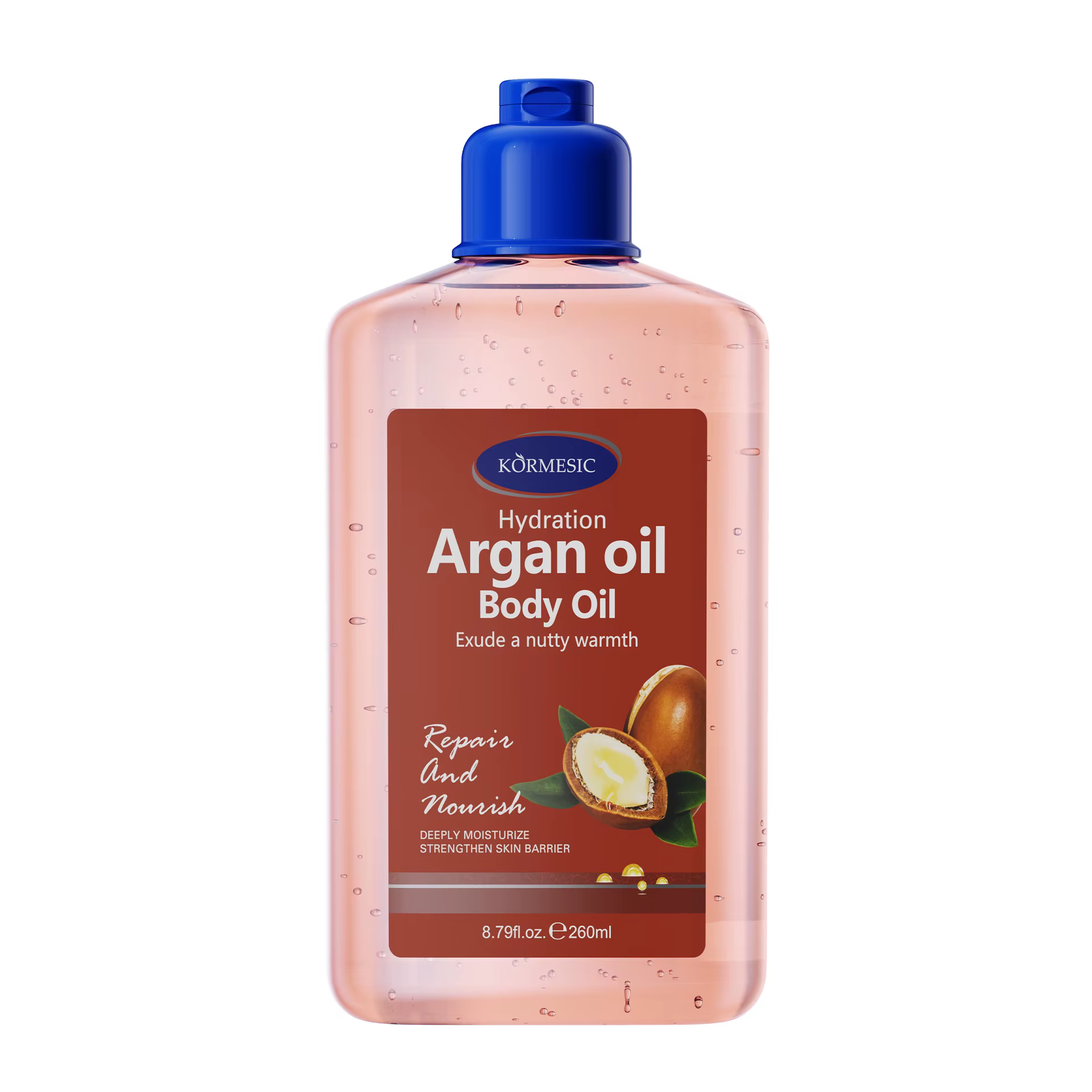 Huile corporelle hydratante, 260ml, éclaircit la peau, adapté à tous les Types de peau, nourrit, hyd