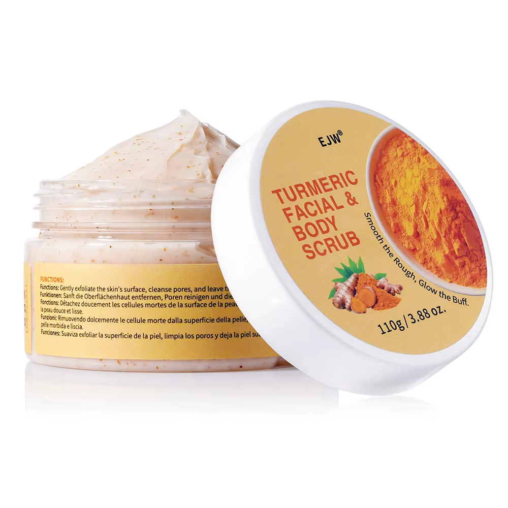 Gel Douche Éclaircissant au Curcuma | Gel Douche Doux pour Peaux Irrégulières | Formule nettoya