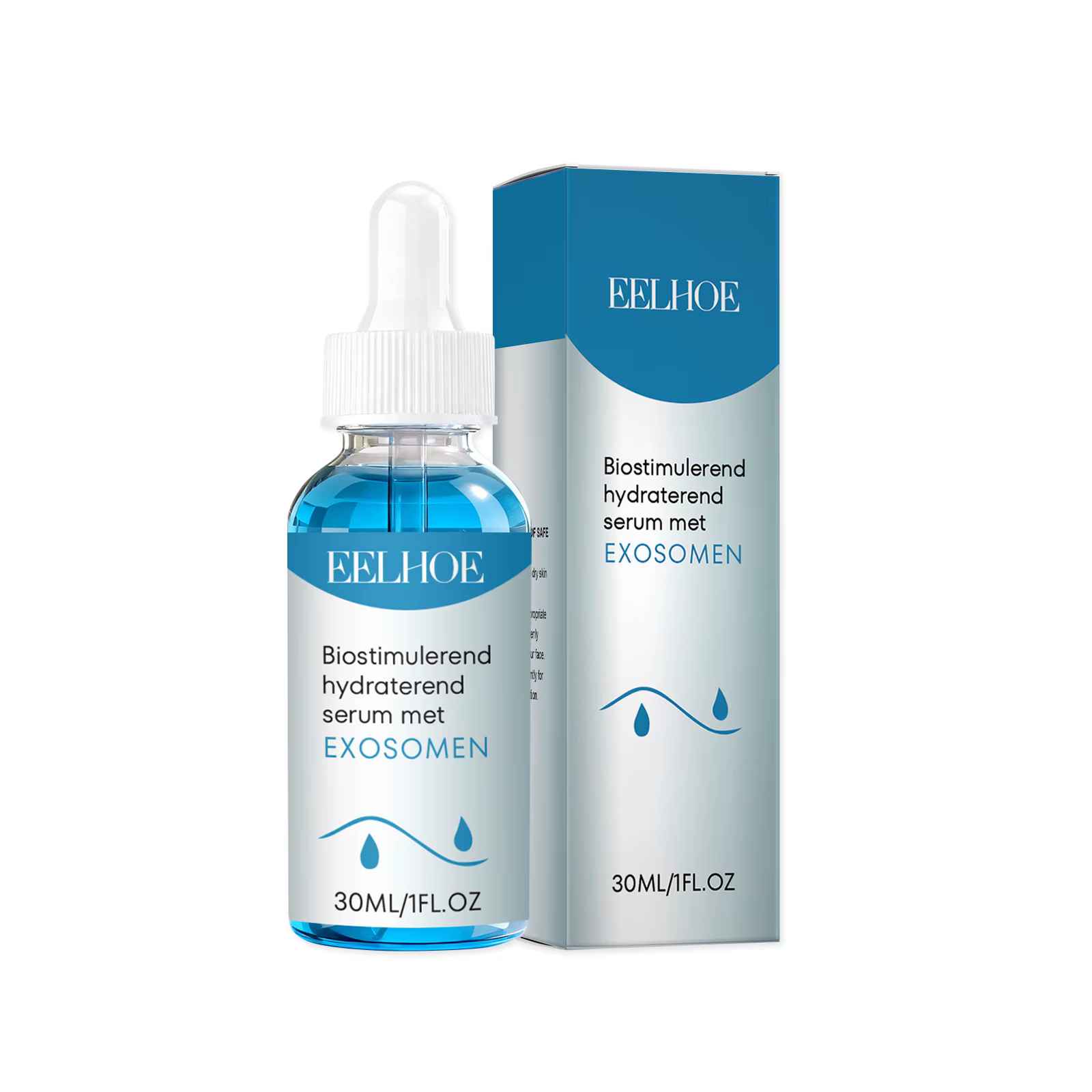 Sérum facial hydratant et repulpant aux exosomes, hydrate en profondeur, booste l'éclat, absorbe rap
