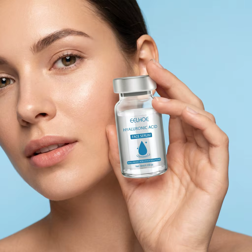 Sérum pour le visage à l'acide hyaluronique EELHOE 10 ml, essence hydratante profonde, lissante, écl