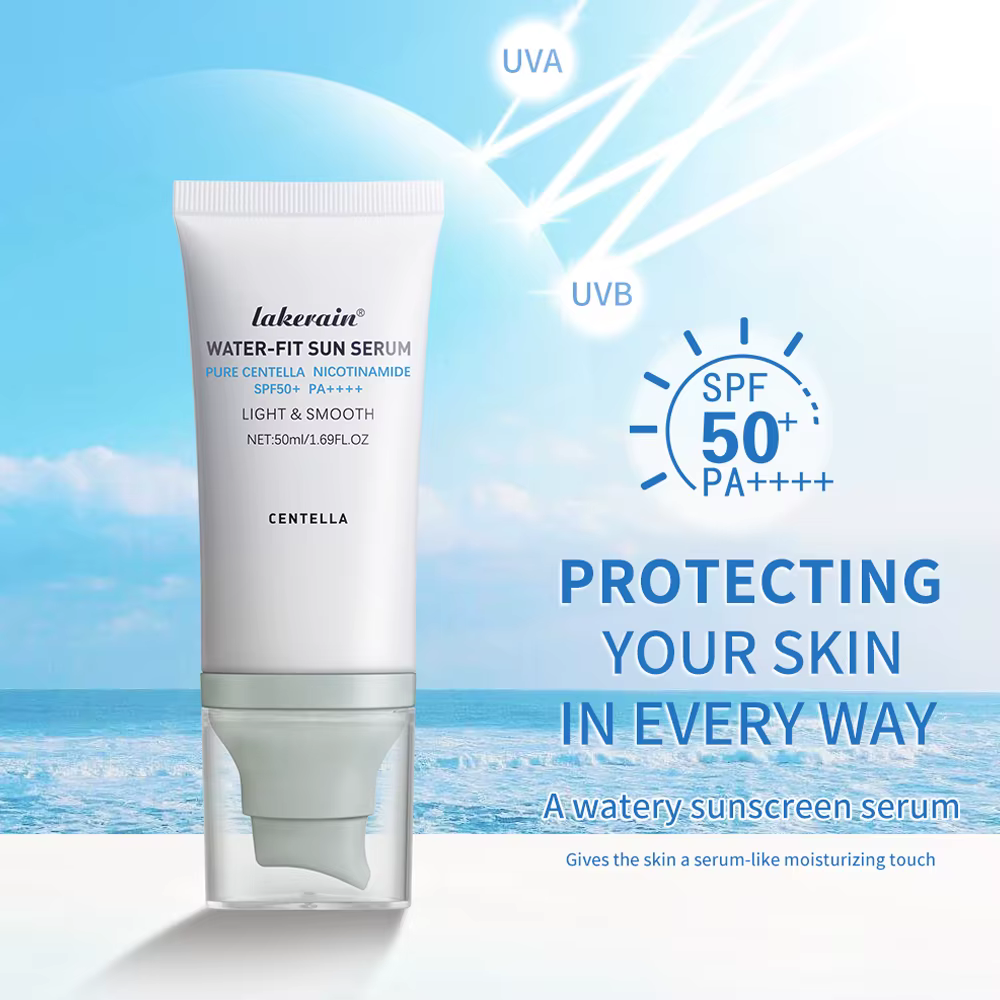 Crème solaire pour soins de la peau, 50ML, sérum d'ange, Centella, acide hyaluronique, Protection so