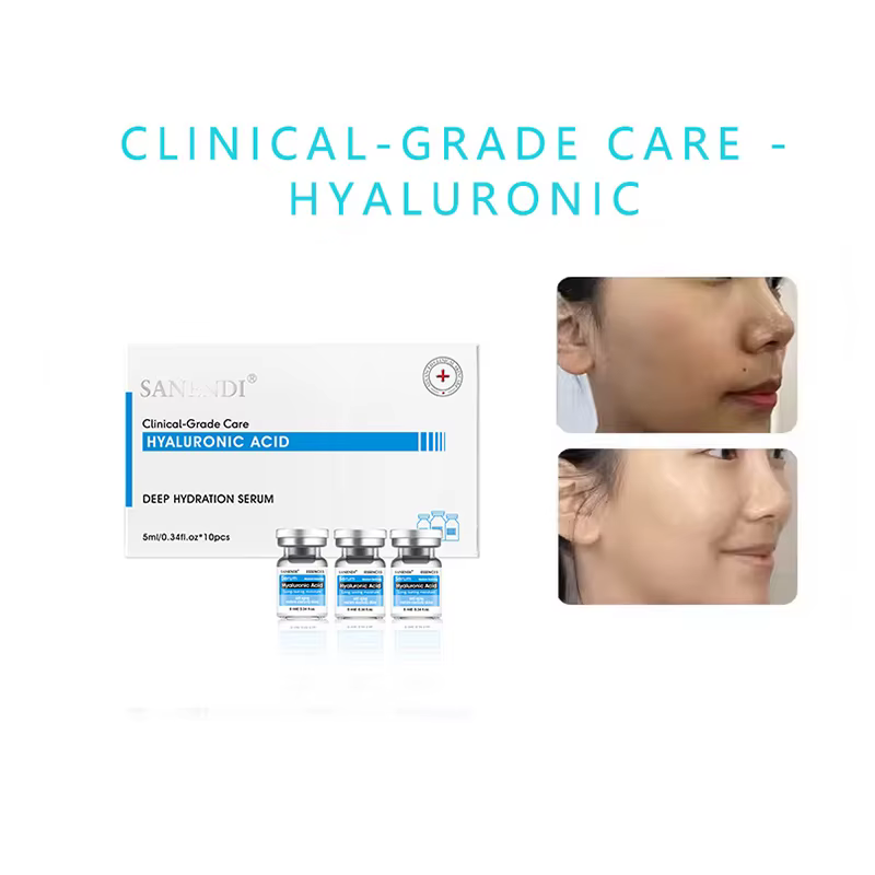 Sérum hyaluronique pour le visage, Lot de 10 pièces, pour hydrater, acide hyaluronique, vitamine C, 