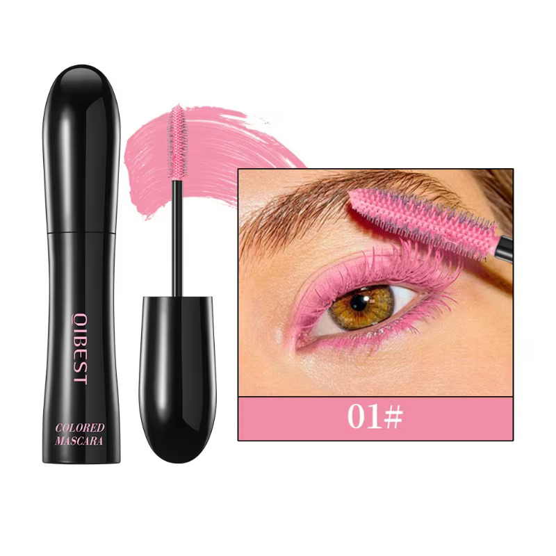 6 Mascara colorés imperméable, longue durée, volumineux et allongeants, anti-taches pour les fêtes c
