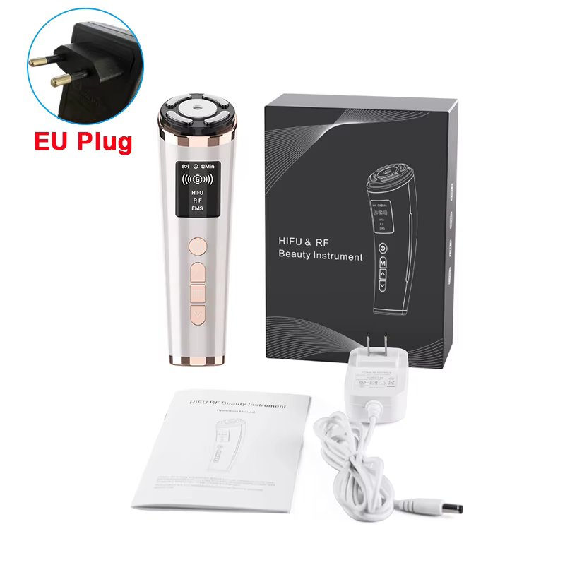 Hifu Machine de Lifting du visage Massage du visage EMS Microcourant du visage Rajeunissement de la 