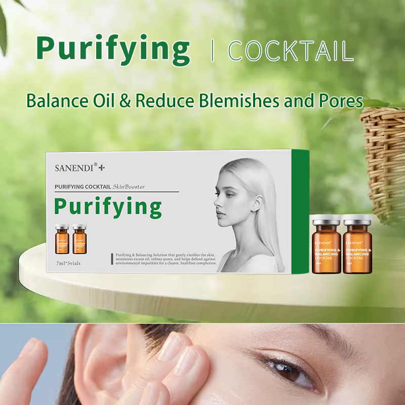 Sanendi sérum à Cocktail pour Ampoule faciale acide hyaluronique Dermapen purifiant hydratant Skinbo