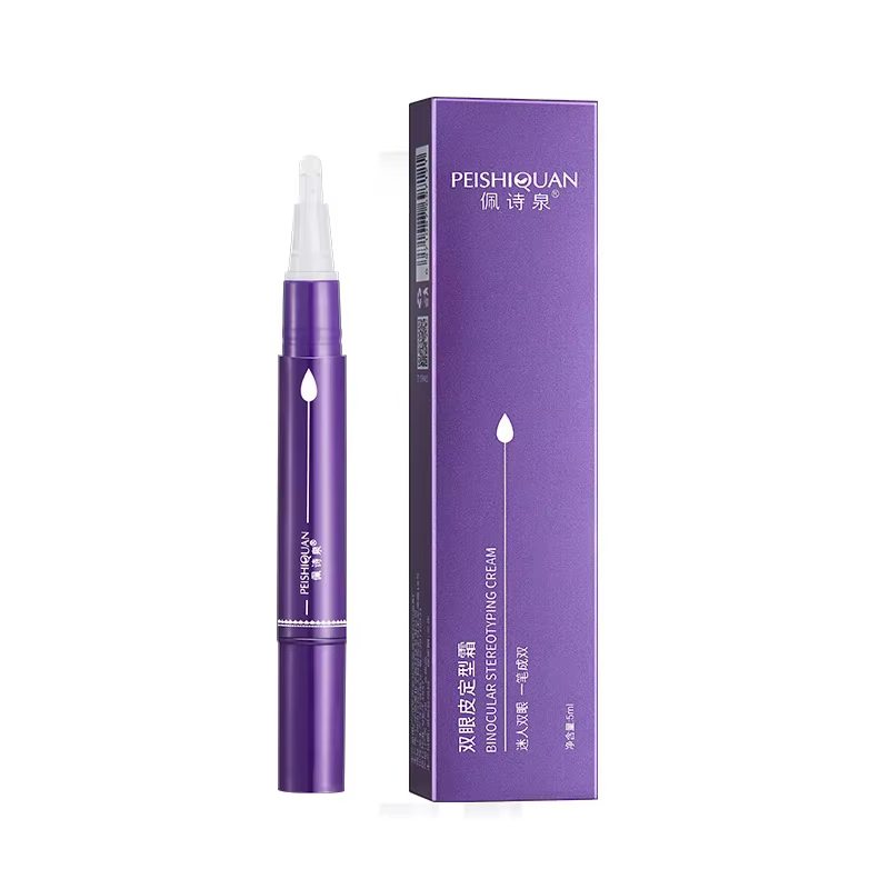Stylo Crème Professionnel pour Paupières Double Effet, Outil Pratique et Tendance pour un Lifting Lo