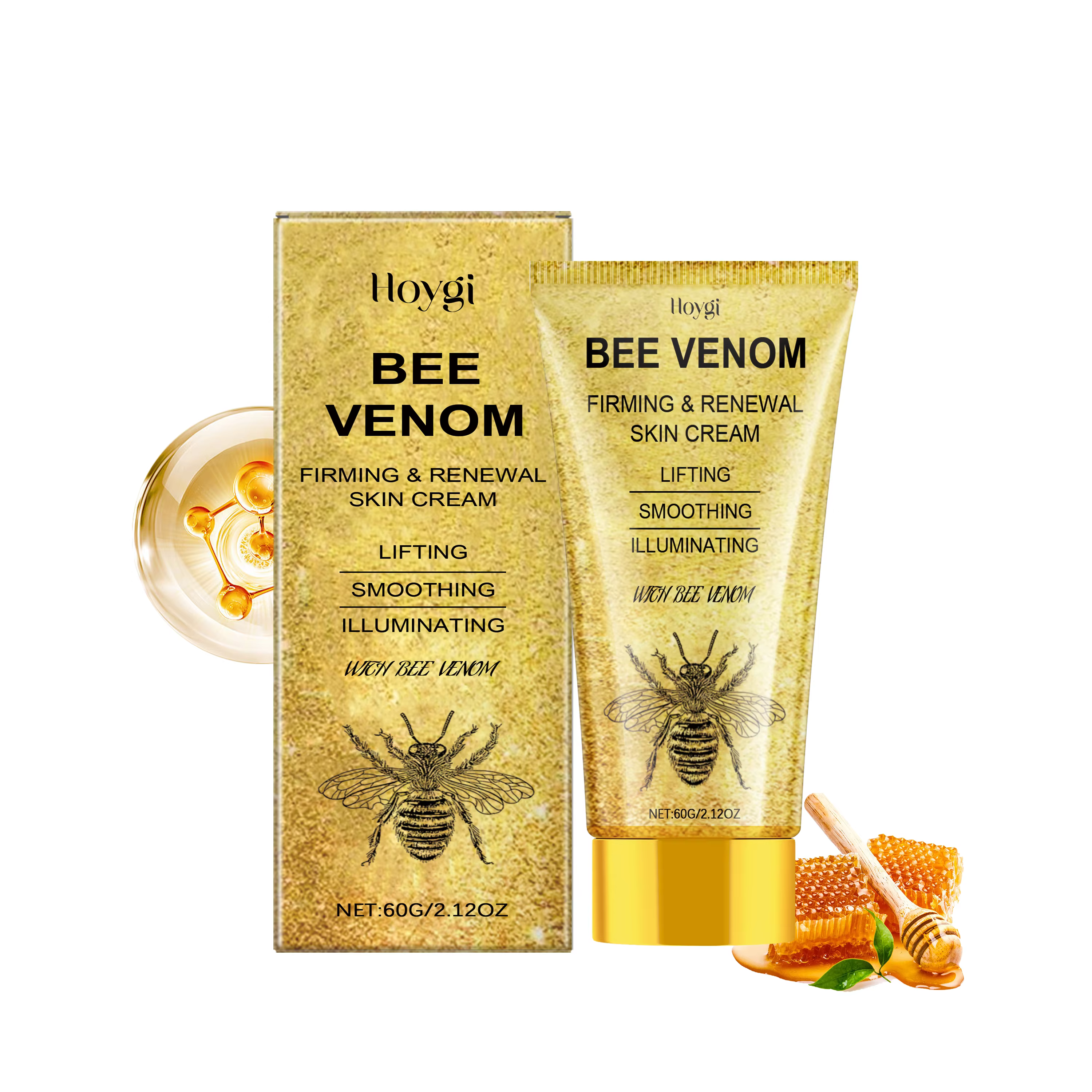 Crème pour le visage au venin d'abeille, raffermissante, Lifting, estompe, ligne Fine, améliore le r