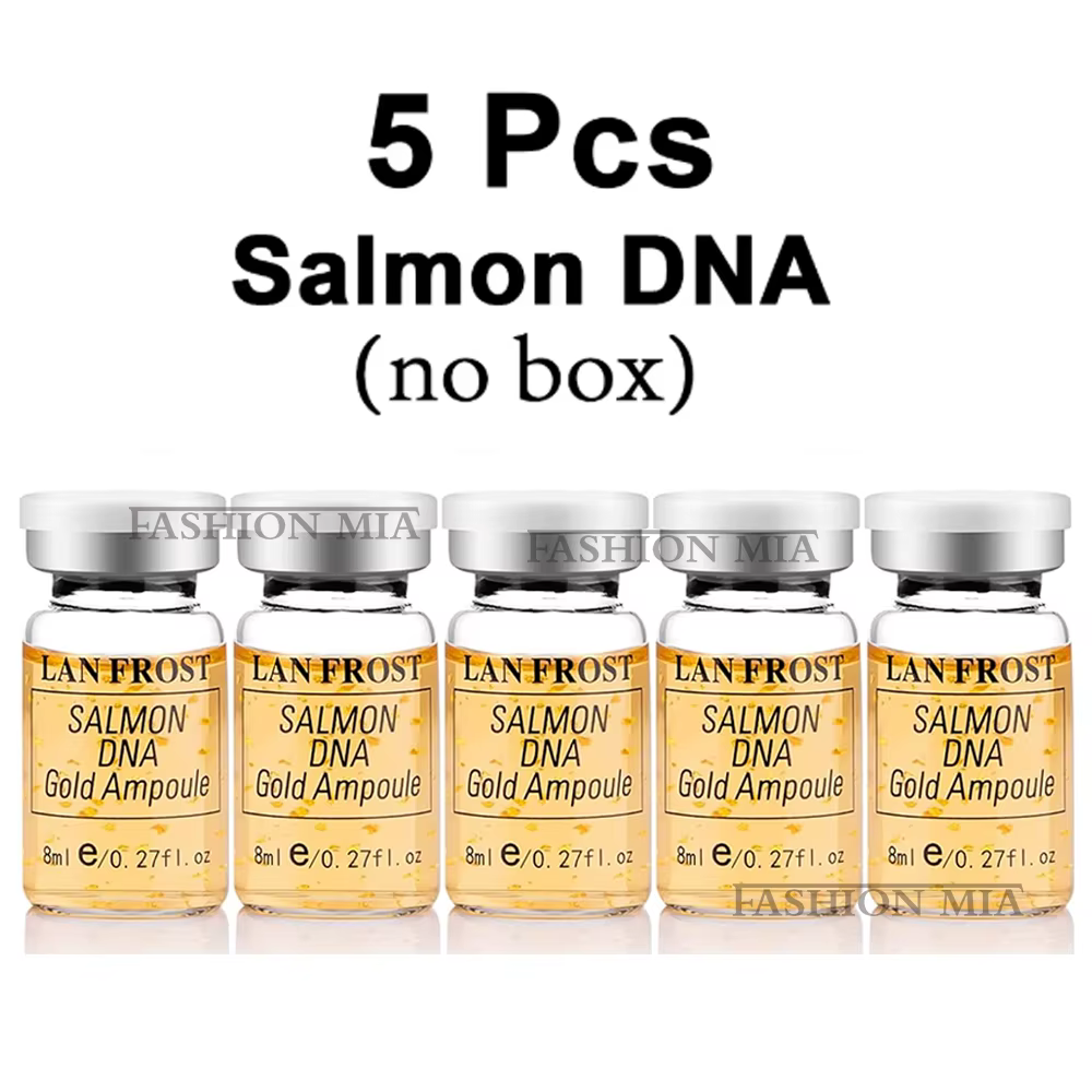 Corée 8ml saumon ADN débutant démarreur sérum Kit soins de la peau du visage pour hommes et femmes b