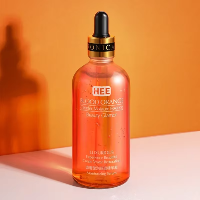 100ml sang Orange vitamine C Essence pour le visage revitalisant hydratant raffermissant éclaircissa