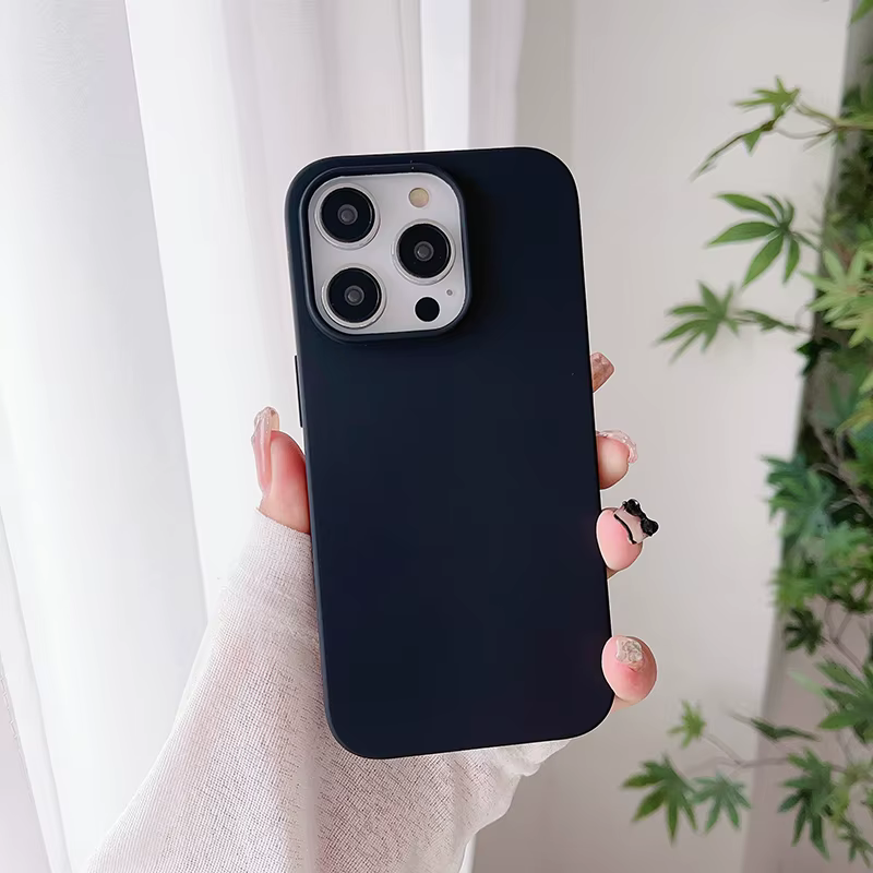 Coque souple de luxe en Silicone couleur bonbon, étui Ultra fin mat givré pour iPhone 16 15 14 13 12