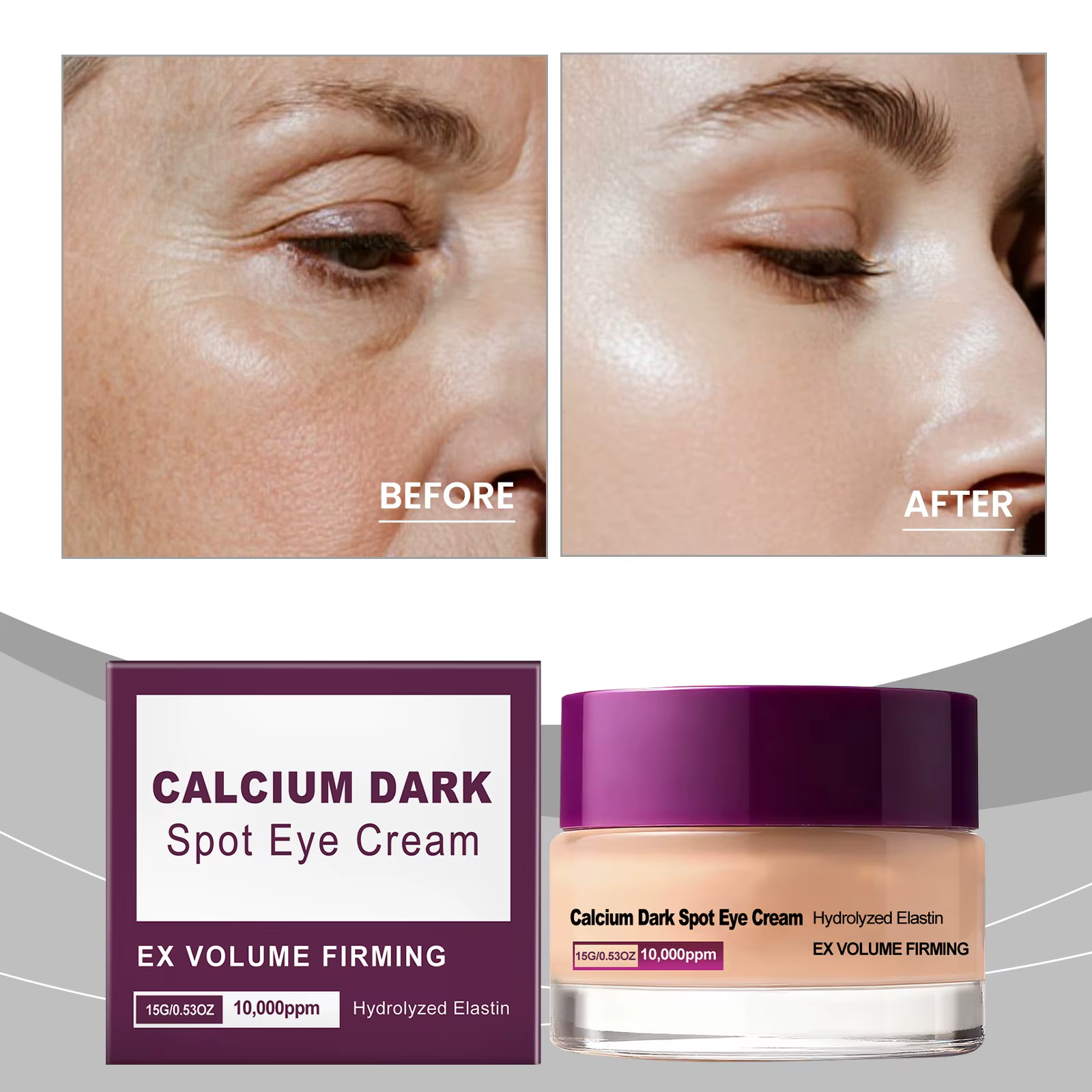 Crème hydratante pour les yeux, anti-gonflement, élimination des cernes et des ridules, soin nourris
