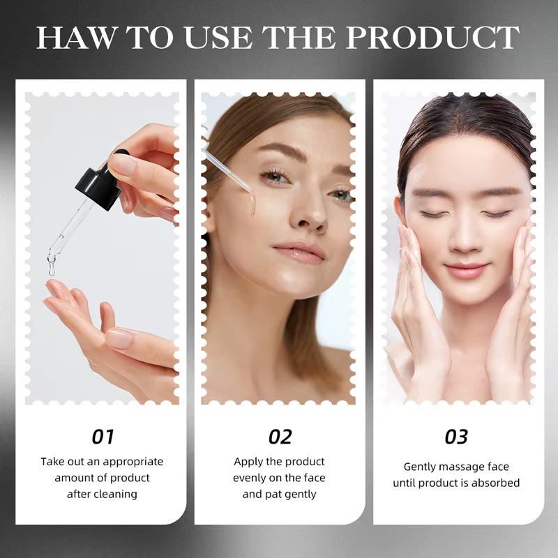 Sérum 5 en 1 à l'acide hyaluronique pour affiner les pores, soin du visage, hydratation intense, non