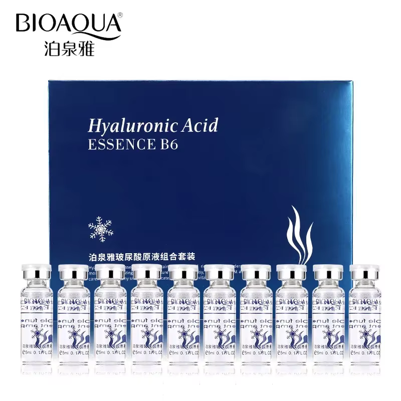 BIOAQUA 10 pièces/lot vitamines hydratantes acide hyaluronique sérum soins de la peau du visage Anti