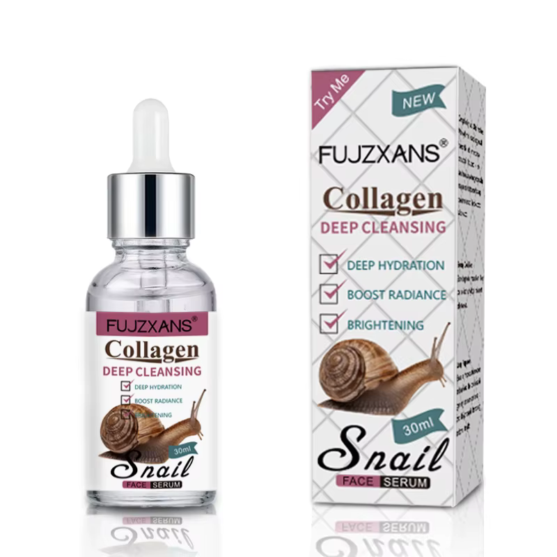Sérum Mucin d'escargot avec Niacinamide, acide hyaluronique, sérum visage d'escargot au collagène, h