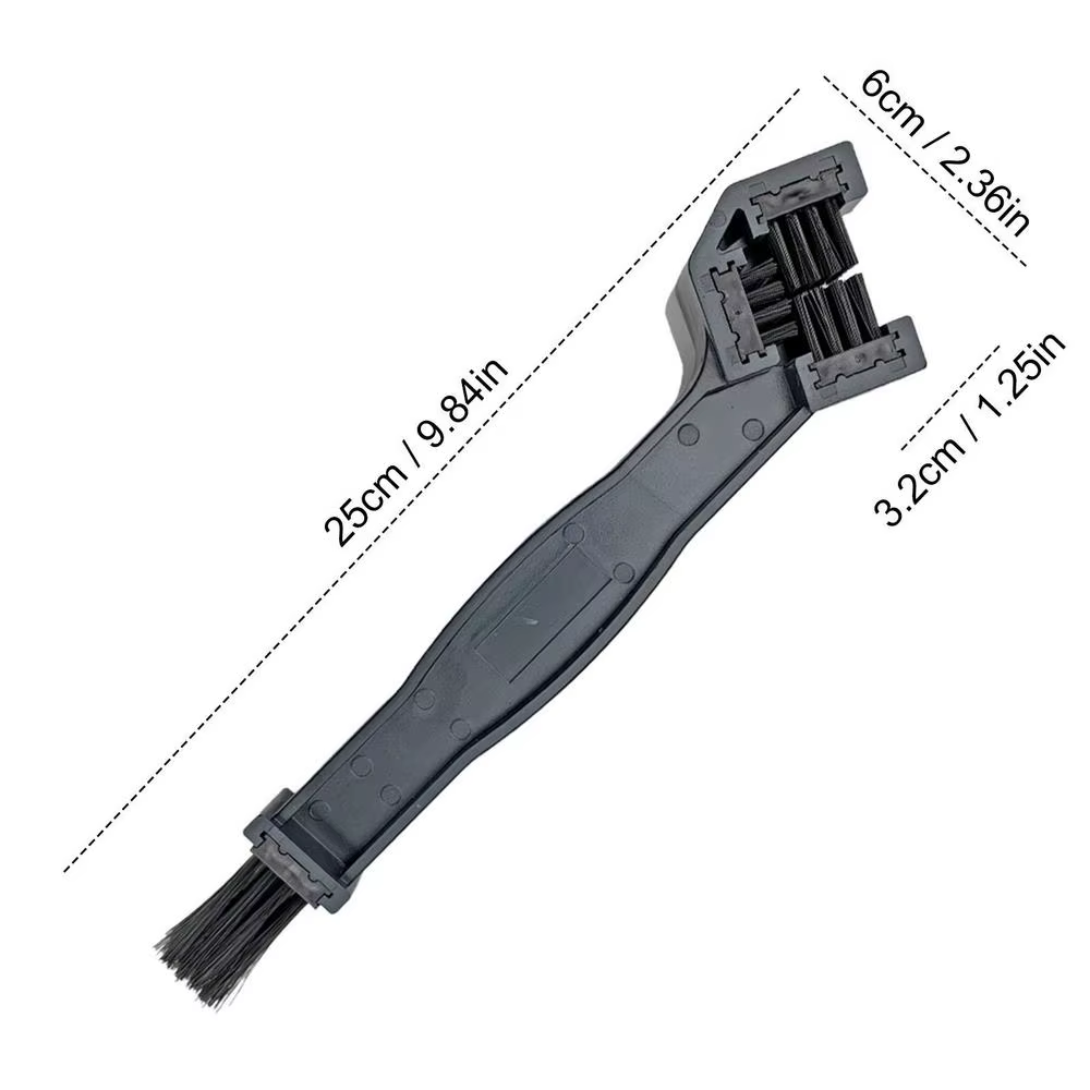 Brosse de nettoyage de chaîne multifonctionnelle, brosse de nettoyage de moto et de vélo, épurateur