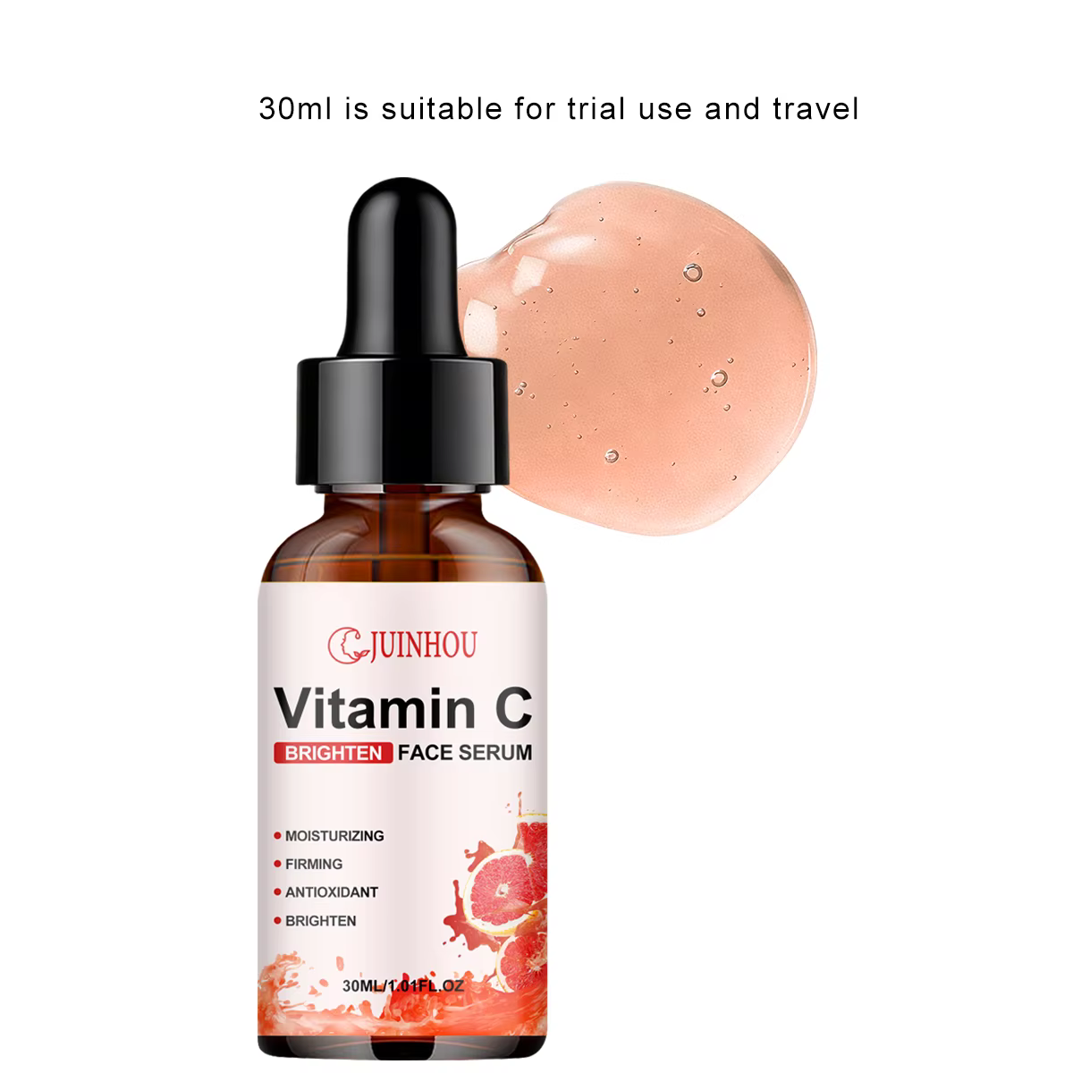 Sérum hydratant pour le visage à la vitamine C JUINHOU, hydratation intense, éclaircissement de la p