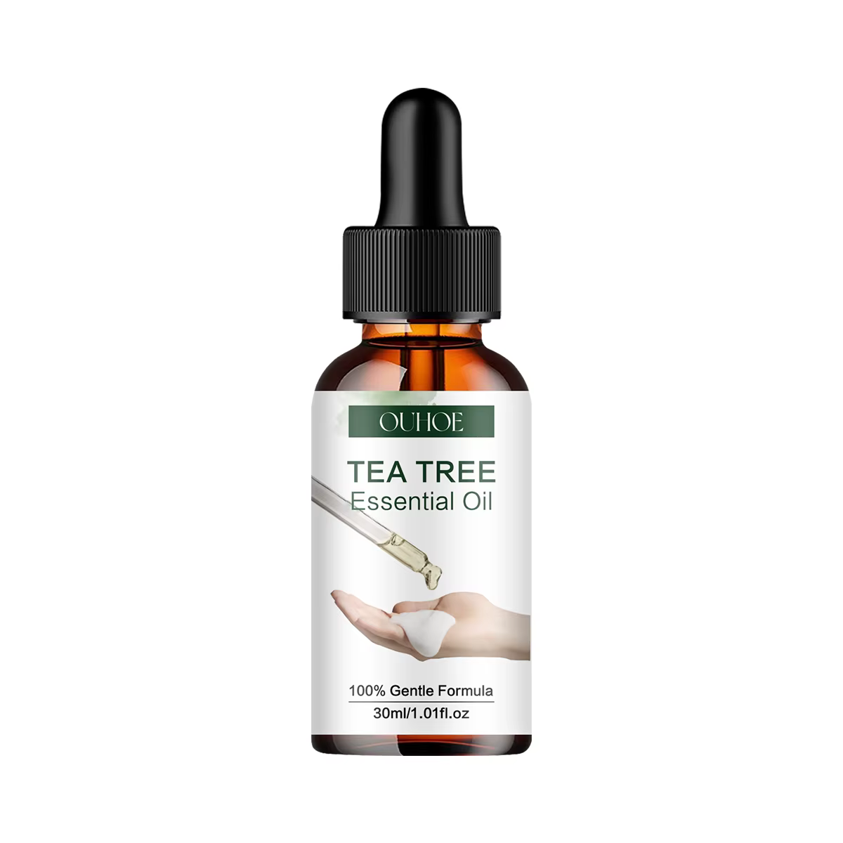 Huile Essentielle Pure d'Arbre à Thé Naturelle Hydratante pour le Visage, le Corps et les Zones Inti