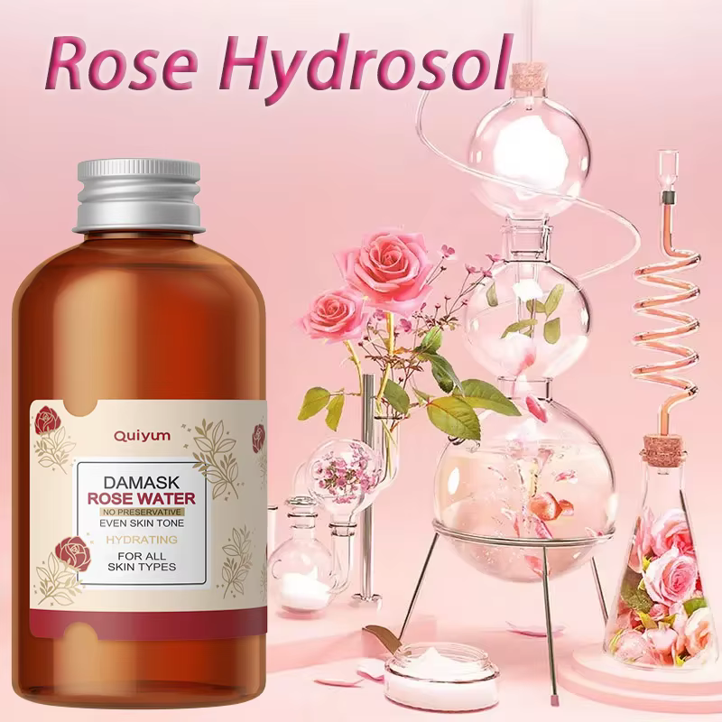Hydrosol de Rose damassé, eau de Rose, nourrissante pour la peau, améliore la matité, Toner hydratan