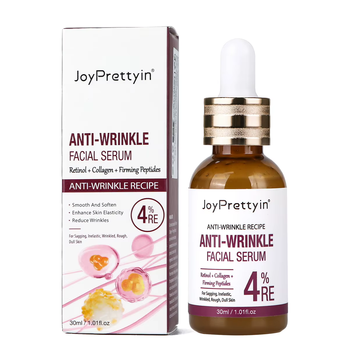 Sérum pour le visage au rétinol, Anti-rides, hydratant en profondeur, Essence nourrissante, estompe 