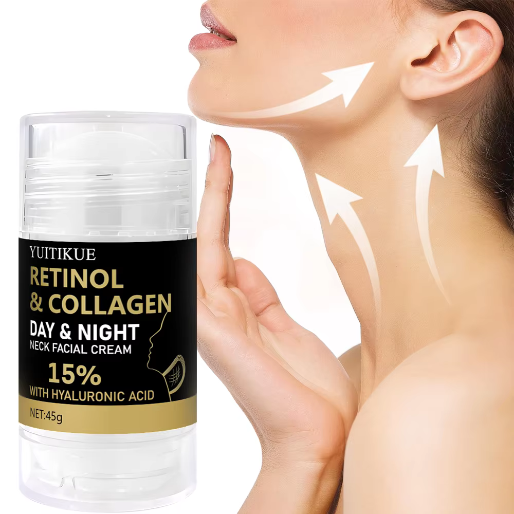 Crème pour le visage au rétinol et au collagène, liftante du cou, peau raffermissante et hydratante,