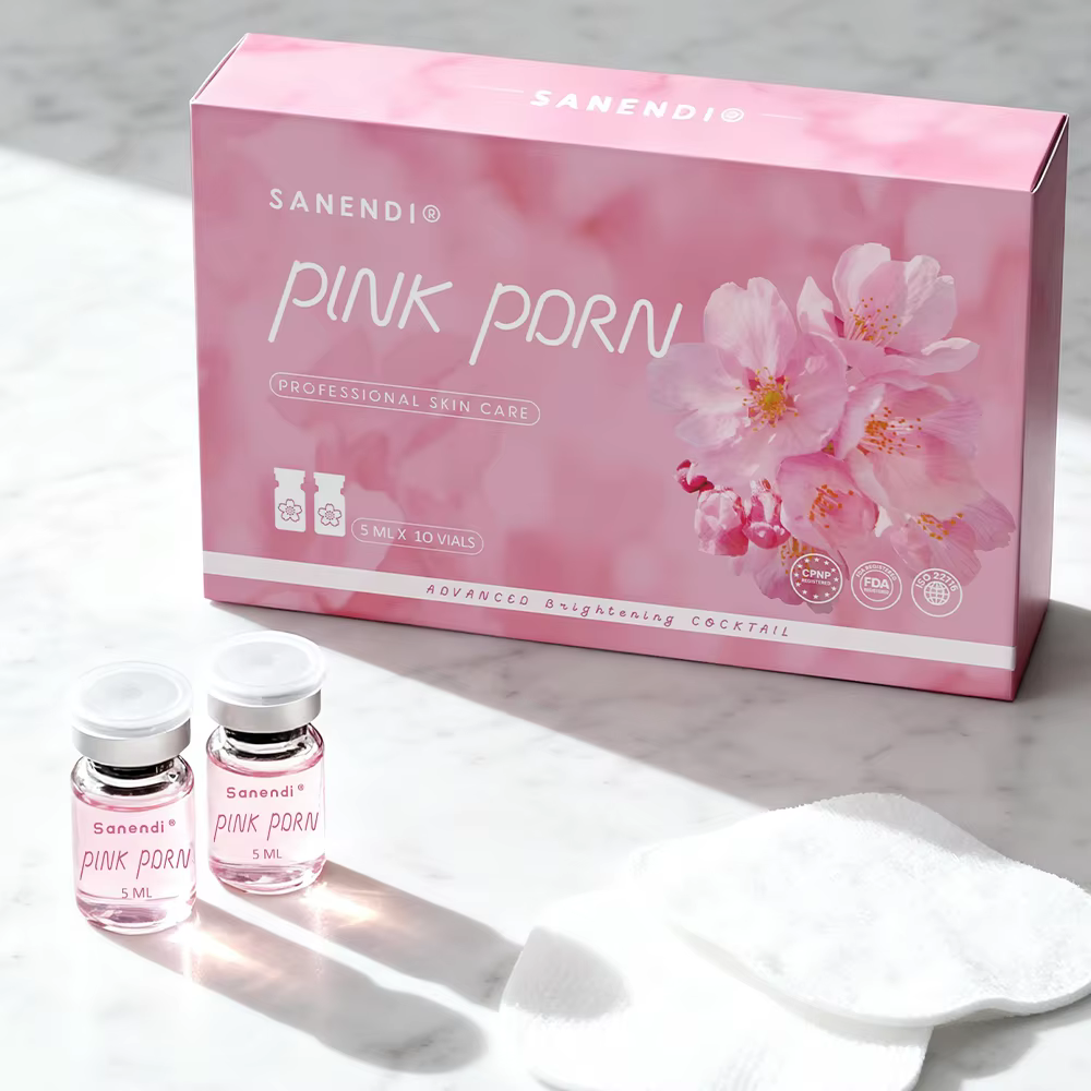 Sérum facial PDRN au DNA de saumon, cocktail rose pour un visage éclatant, acide hyaluronique, corée