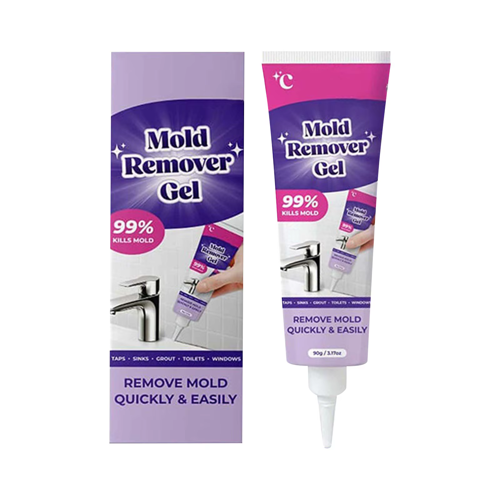 Gel nettoyant puissant pour carrelage mural, scellant pour coulis, salle de bains, nettoyage des évi