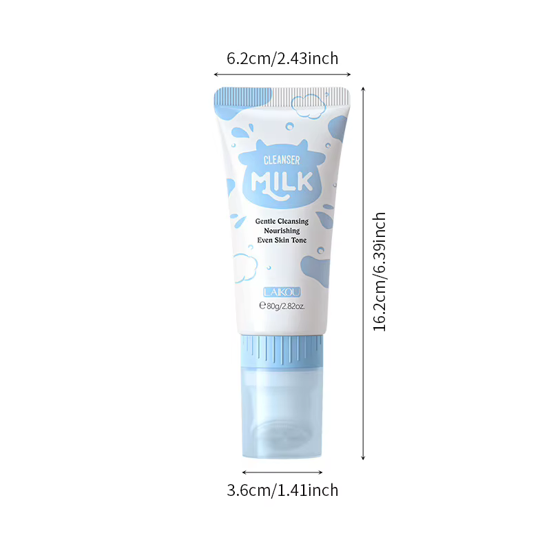 Nettoyant visage au lait coréen 80g – Hydratation intense, contrôle du sébum et peau éclatante |   A