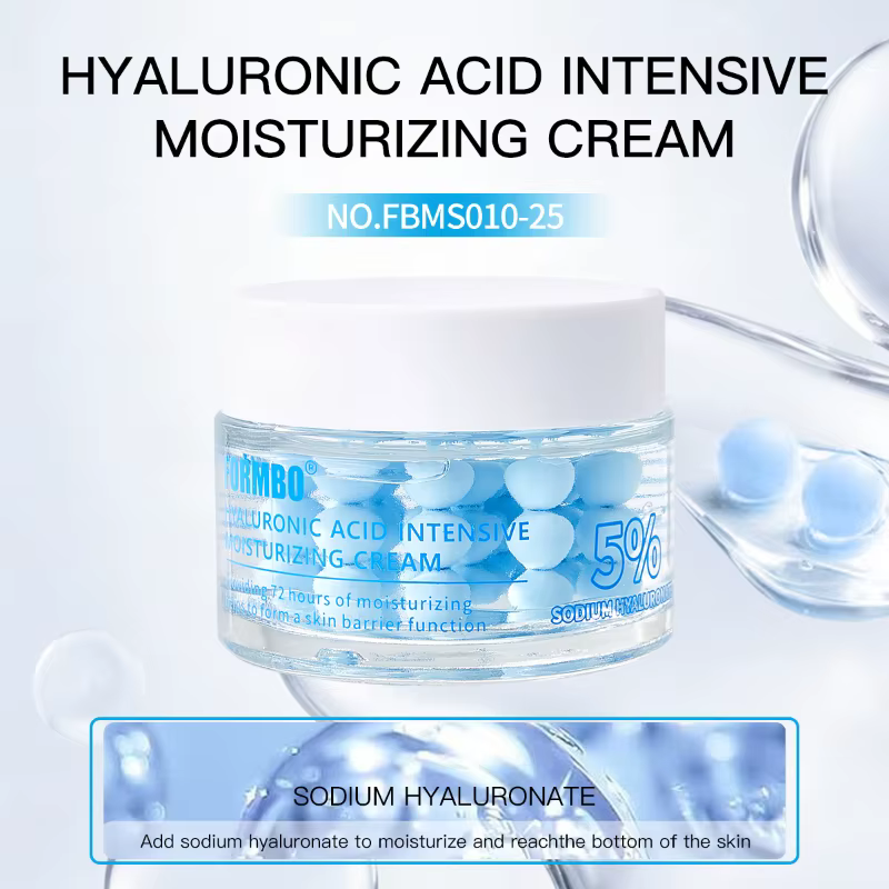 Crème pour le visage en capsule, collagène, acide hyaluronique, hydratation intensive, soin éclairci