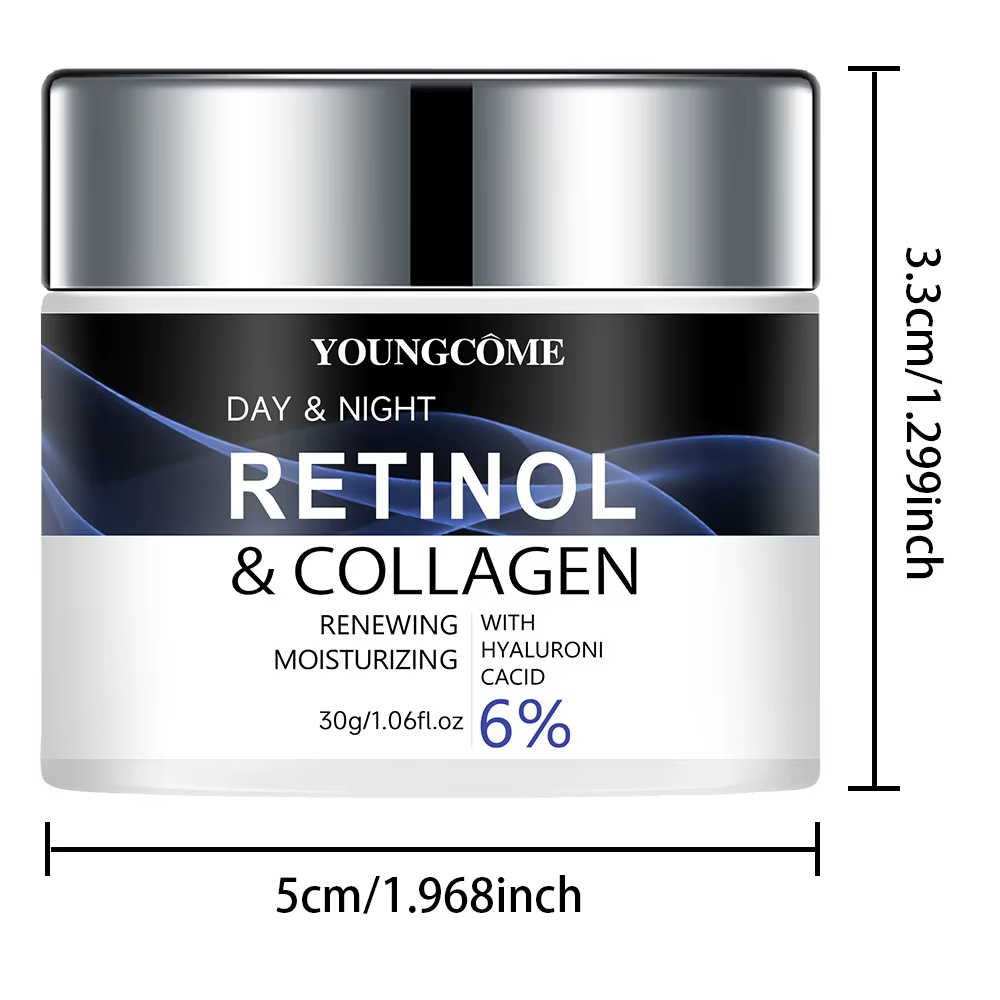 Crème pour le visage au rétinol, Anti-rides, hydratante, éclaircissante, lisse, raffermissante, écla