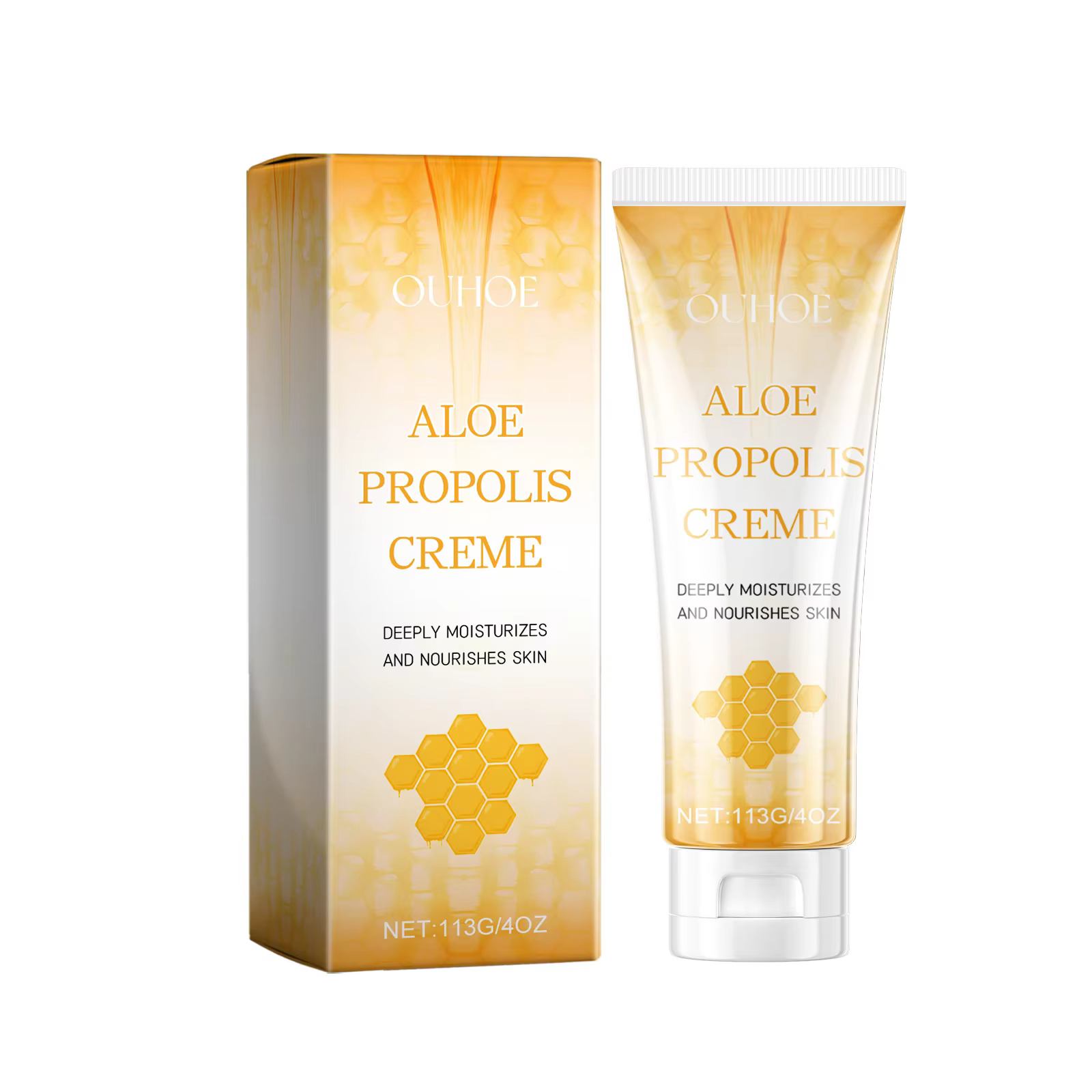 OUHOE Aloe Propolis Crème Hydratante Apaisant Nourrissant Rides Remover Hydratant Rajeunissant Éclai