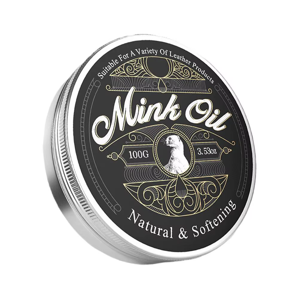Huile de vison pour bottes en cuir, nettoyant pour soins du cuir, après-shampooing, pâte entièrement