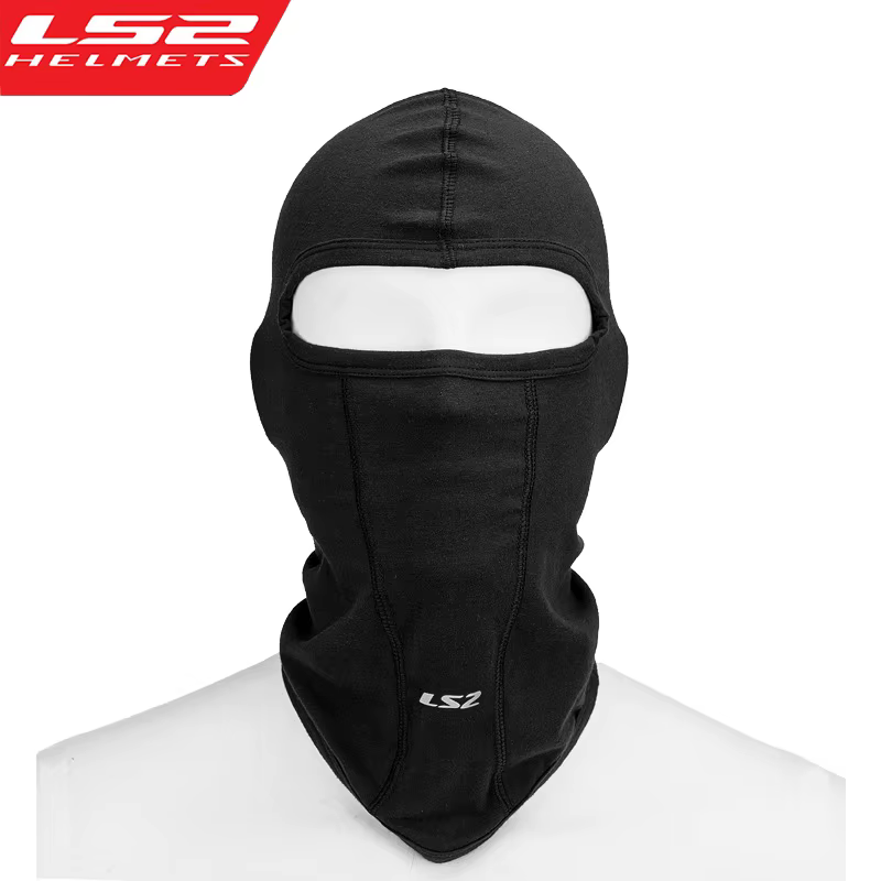 Cagoule LS2 Original pour Homme, Masque Facial Moto en Soie Glacée d'Été, Masque de Motocross Anti-U