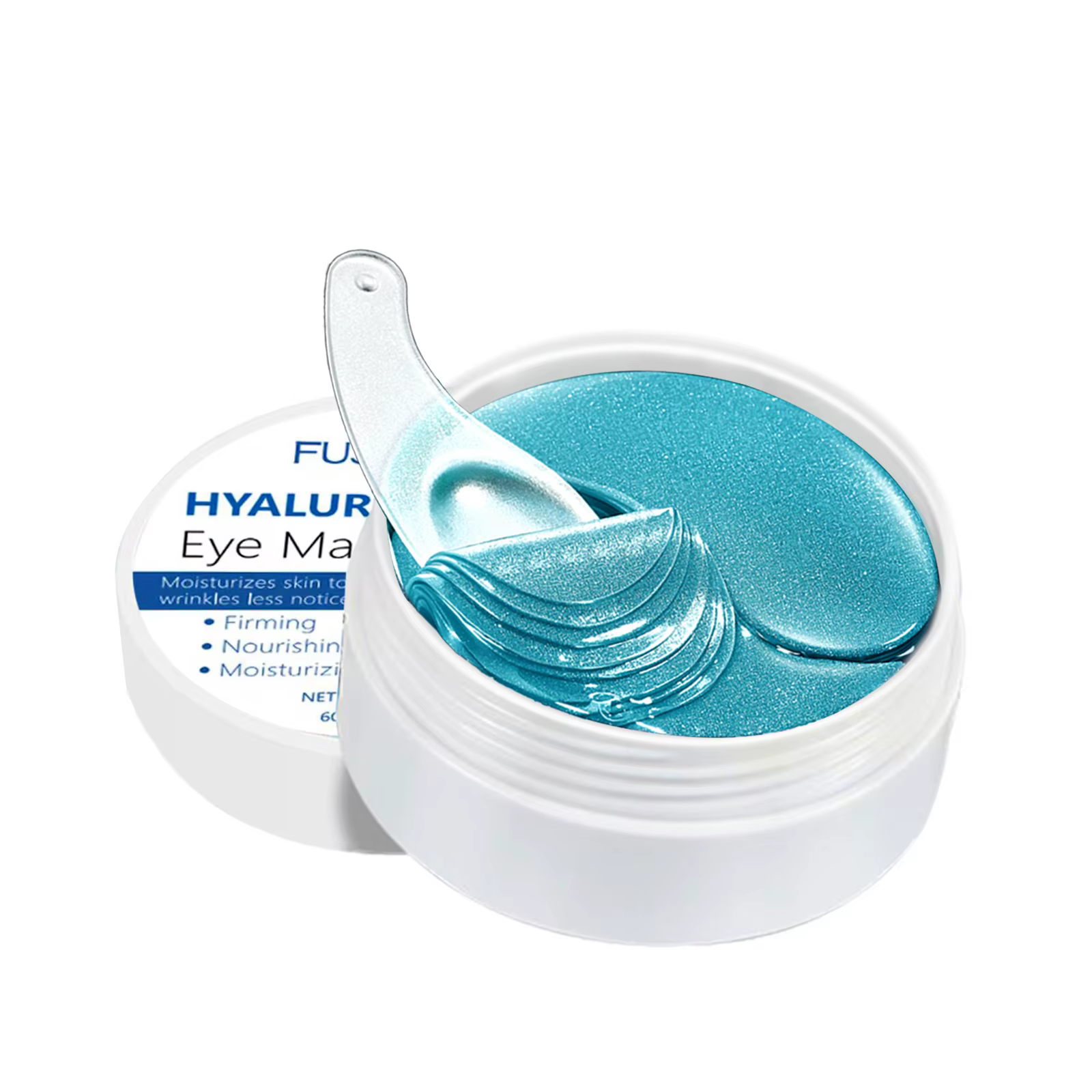 Masque pour les yeux à l'acide hyaluronique, hydrate la peau pour faire sans rides, visible, 60 pièc