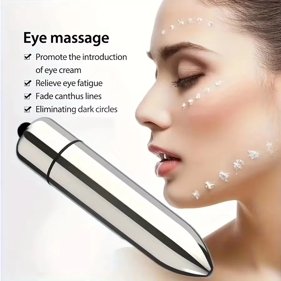 Mini masseur vibrant, traitement du Massage du visage et des yeux, favorise l'absorption de la Lotio