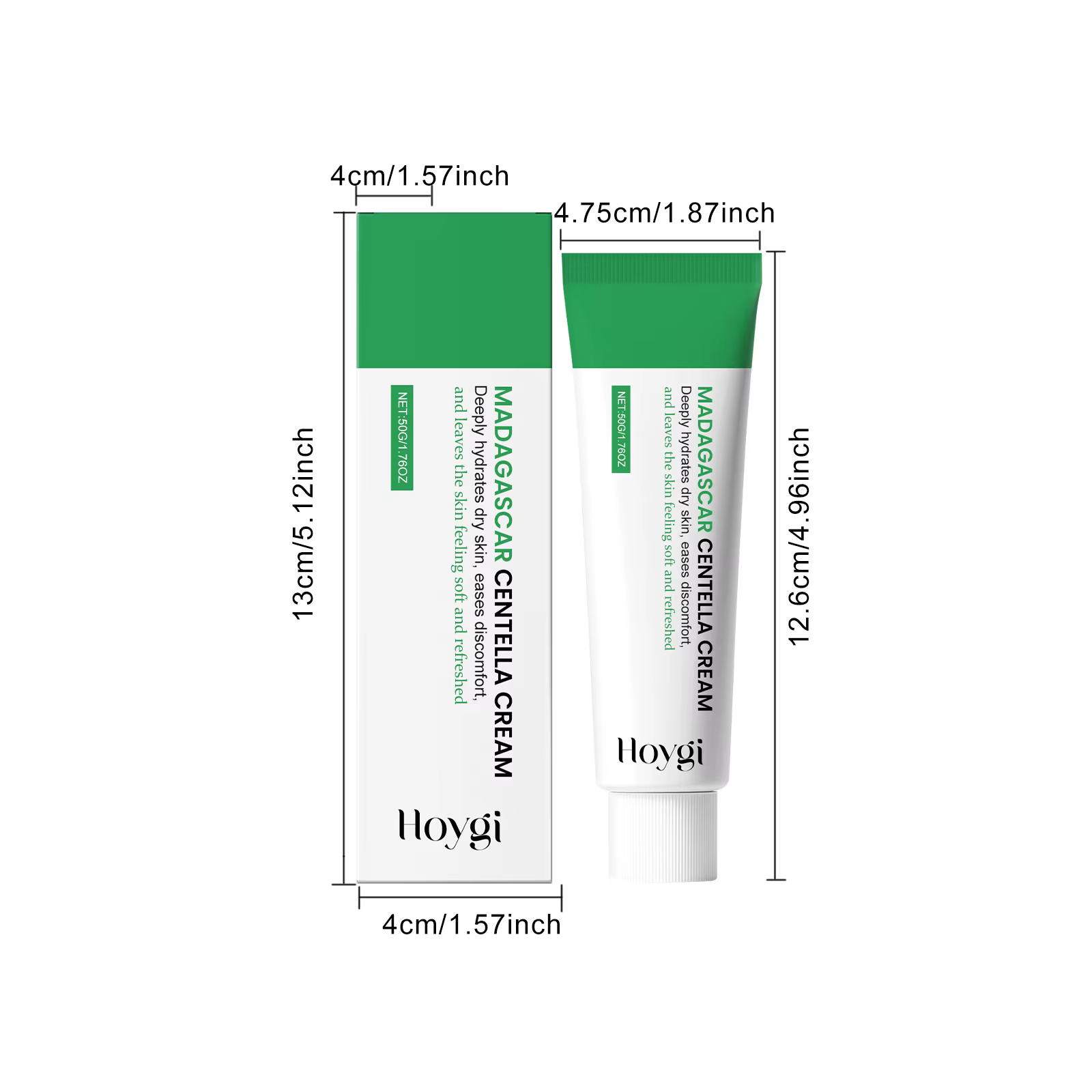 Centella crème apaisante avec céramide & B5 visage réparation hydratant rougeurs soulagement crème a